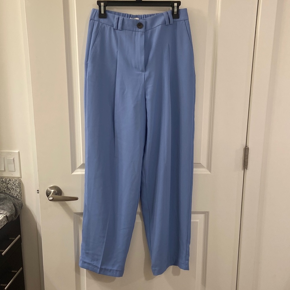 Top Shop High Wasted Light Blue Trousers